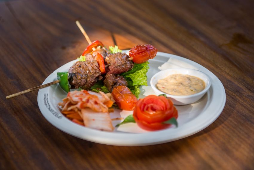 Beef Skwewers - Restaurant Menu - The DeckHouse - An Bang Beach Food & Music Festival