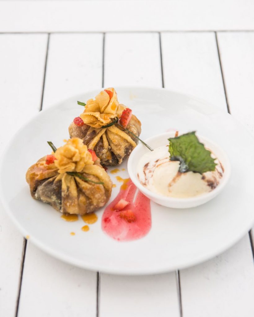 Chocolate Banana Pastry Puff - Restaurant Menu - The DeckHouse - An Bang Beach Food & Music Festival