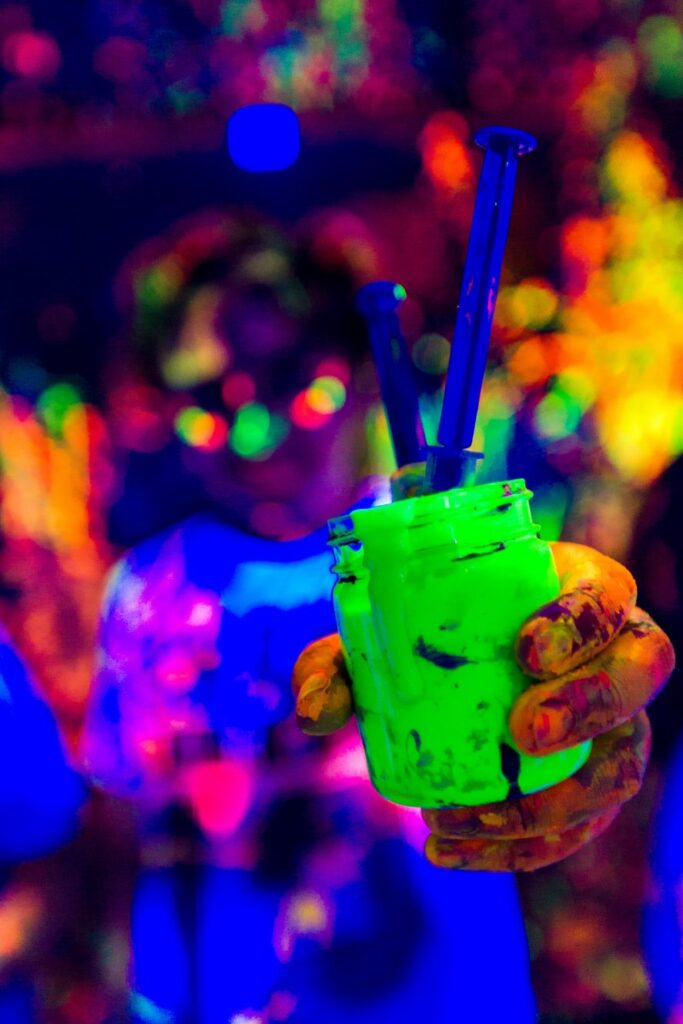 Paint with Us - Free Luma Paints at Neon Waves Paint Party at Shore Club, An Bang Beach, Hoi An Vietnam