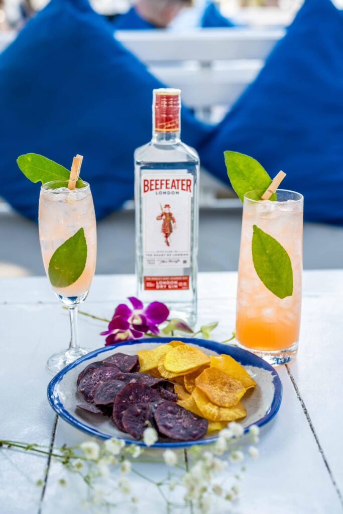 The Flying Leaf - Beefeater Gin Cocktail at Shore Club, An Bang Beach - Hoi An, Vietnam